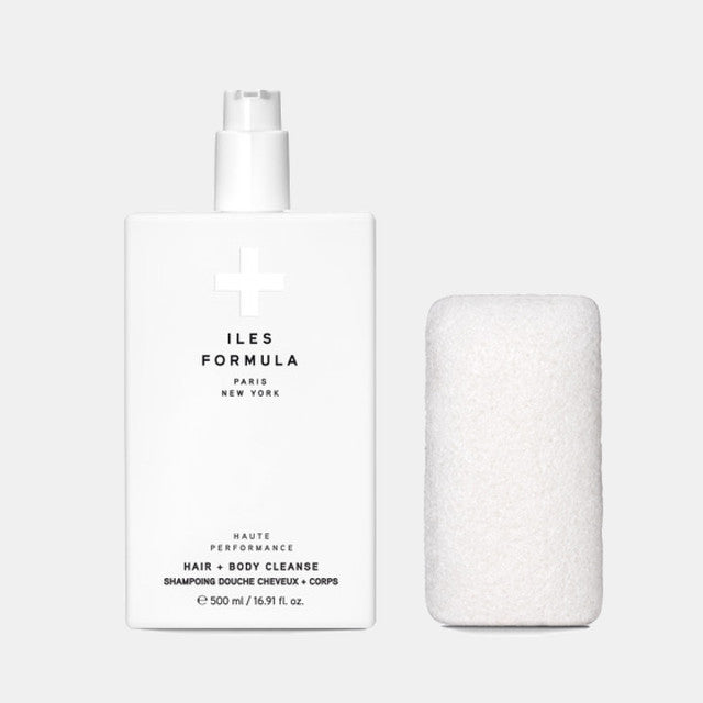 ILES FORMULA Hair + Body Cleanse w/sponge